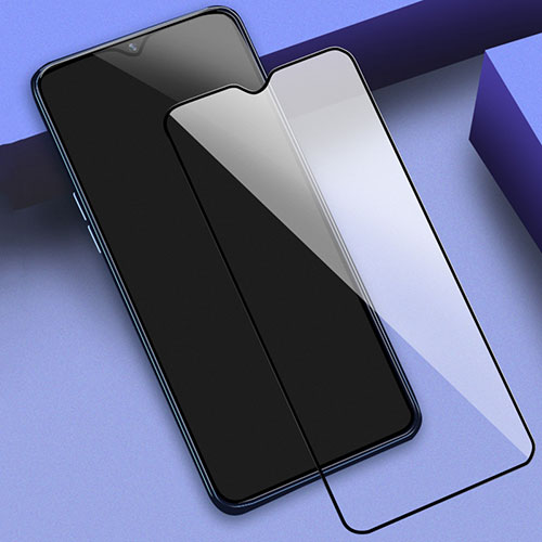 Ultra Clear Full Screen Protector Tempered Glass for Realme 5 Pro Black