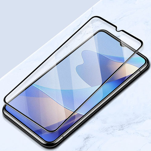 Ultra Clear Full Screen Protector Tempered Glass for Realme V23 5G Black