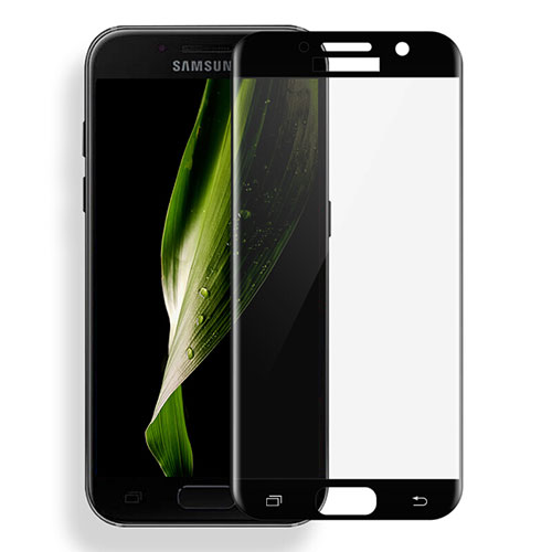 Ultra Clear Full Screen Protector Tempered Glass for Samsung Galaxy A3 (2017) SM-A320F Black