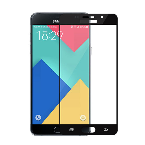 Ultra Clear Full Screen Protector Tempered Glass for Samsung Galaxy A5 (2016) SM-A510F Black
