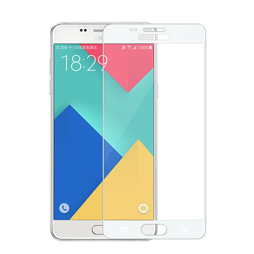 Ultra Clear Full Screen Protector Tempered Glass for Samsung Galaxy A5 (2016) SM-A510F White