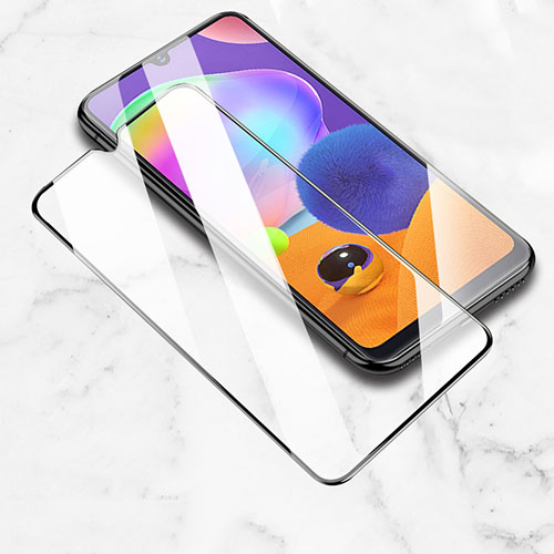 Ultra Clear Full Screen Protector Tempered Glass for Samsung Galaxy M30s Black