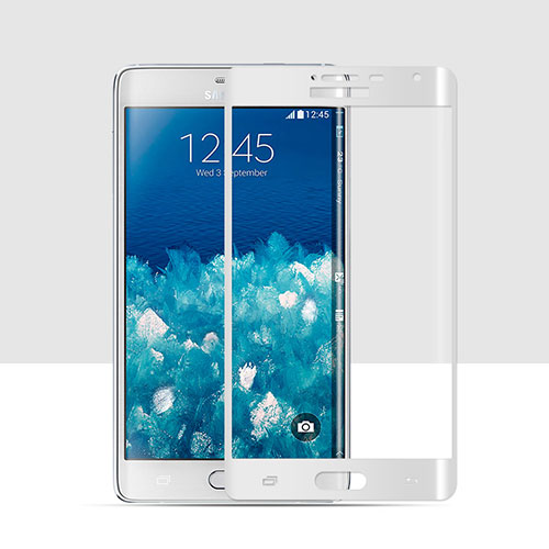 Ultra Clear Full Screen Protector Tempered Glass for Samsung Galaxy Note Edge SM-N915F White