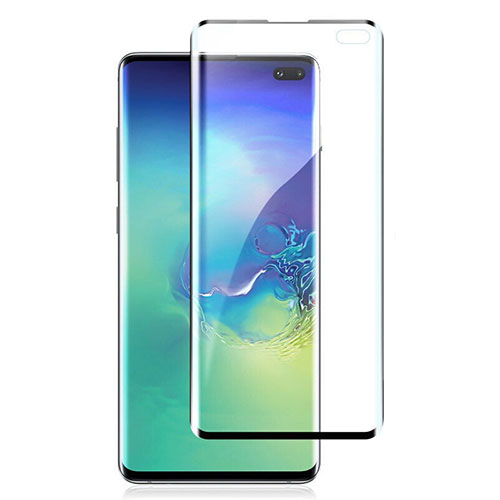 Ultra Clear Full Screen Protector Tempered Glass for Samsung Galaxy S10 5G SM-G977B Black