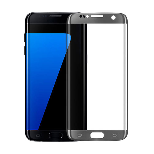 Ultra Clear Full Screen Protector Tempered Glass for Samsung Galaxy S7 Edge G935F Black