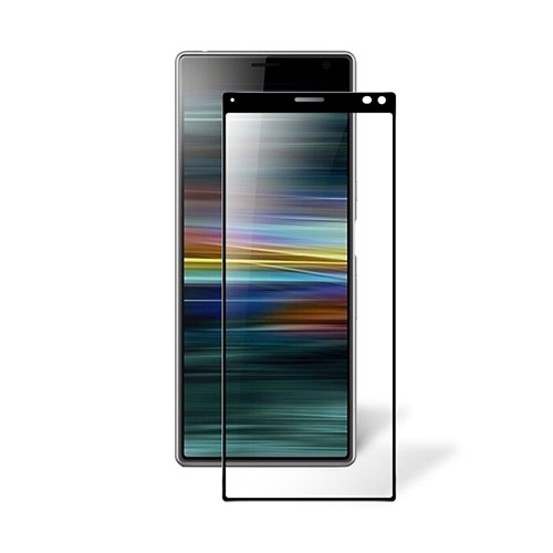 Ultra Clear Full Screen Protector Tempered Glass for Sony Xperia 8 Lite Black