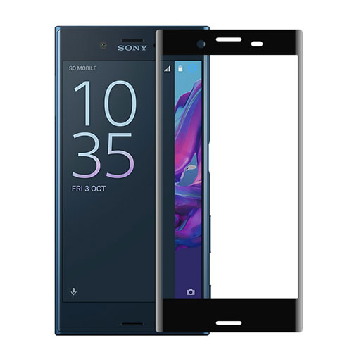 Ultra Clear Full Screen Protector Tempered Glass for Sony Xperia X Compact Black