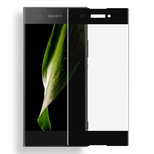 Ultra Clear Full Screen Protector Tempered Glass for Sony Xperia XA1 Black