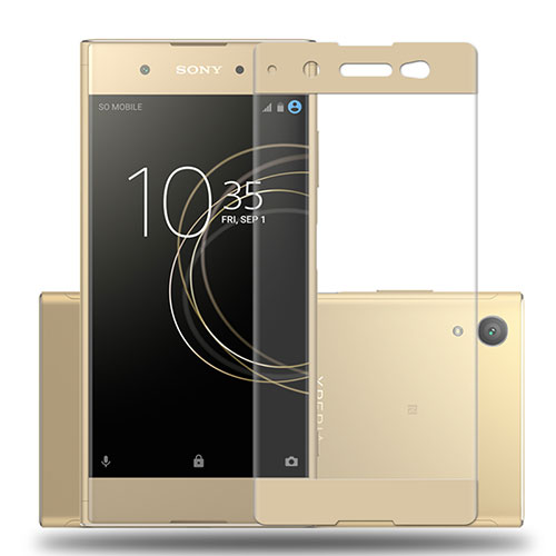 Ultra Clear Full Screen Protector Tempered Glass for Sony Xperia XA1 Plus Gold