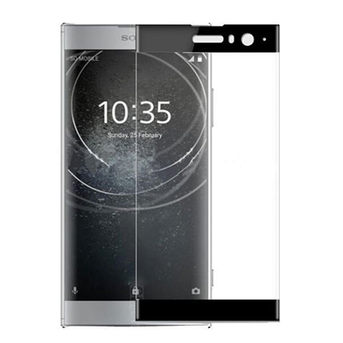 Ultra Clear Full Screen Protector Tempered Glass for Sony Xperia XA2 Black