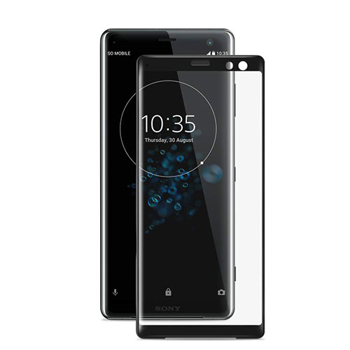 Ultra Clear Full Screen Protector Tempered Glass for Sony Xperia XZ3 Black