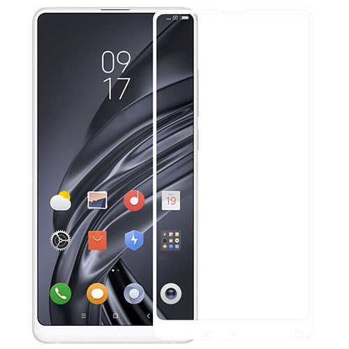 Ultra Clear Full Screen Protector Tempered Glass for Xiaomi Mi Mix 2S White