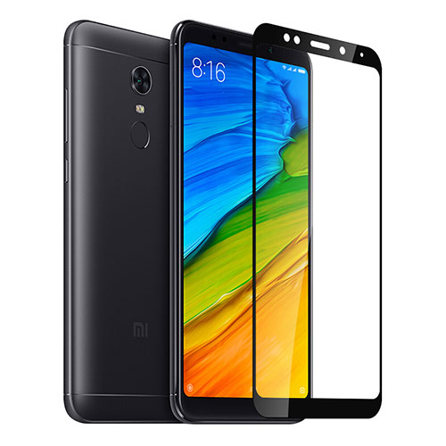 Ultra Clear Full Screen Protector Tempered Glass for Xiaomi Redmi 5 Plus Black