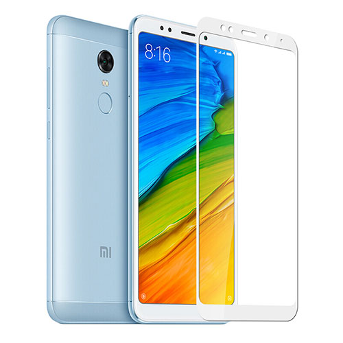 Ultra Clear Full Screen Protector Tempered Glass for Xiaomi Redmi 5 Plus White