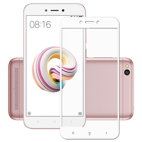 Ultra Clear Full Screen Protector Tempered Glass for Xiaomi Redmi 5A White