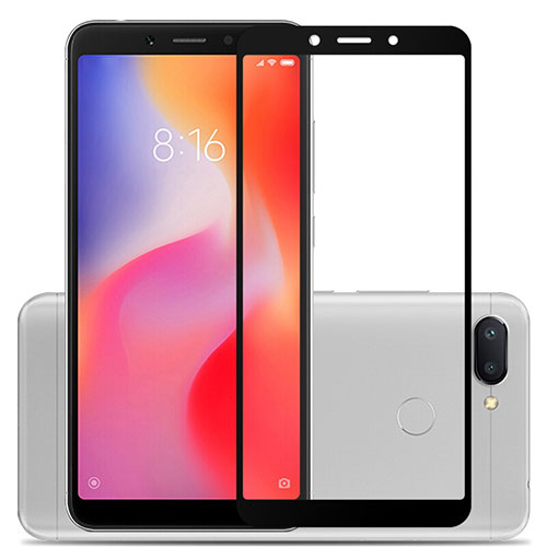 Ultra Clear Full Screen Protector Tempered Glass for Xiaomi Redmi 6 Black