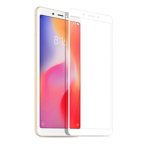 Ultra Clear Full Screen Protector Tempered Glass for Xiaomi Redmi 6A White