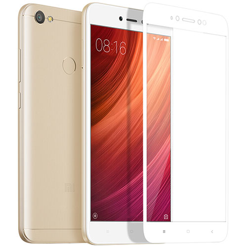 Ultra Clear Full Screen Protector Tempered Glass for Xiaomi Redmi Note 5A Pro White