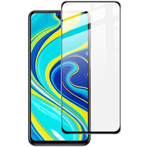 Ultra Clear Full Screen Protector Tempered Glass for Xiaomi Redmi Note 9 Pro Black