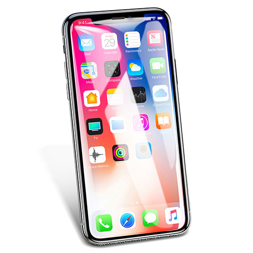 Ultra Clear Full Screen Protector Tempered Glass V02 for Apple iPhone X White