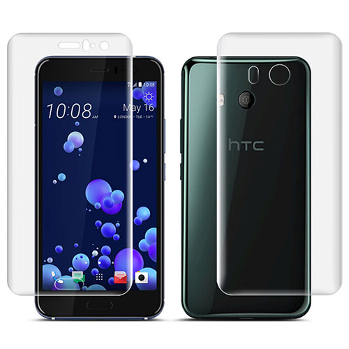 Ultra Clear Screen Protector Front and Back Film for HTC U11 Clear