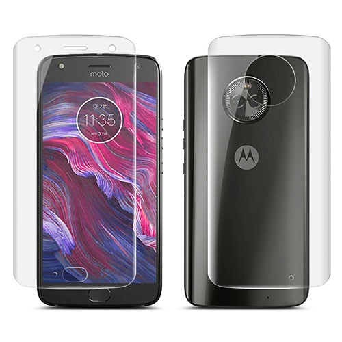 Ultra Clear Screen Protector Front and Back Film for Motorola Moto X4 Clear