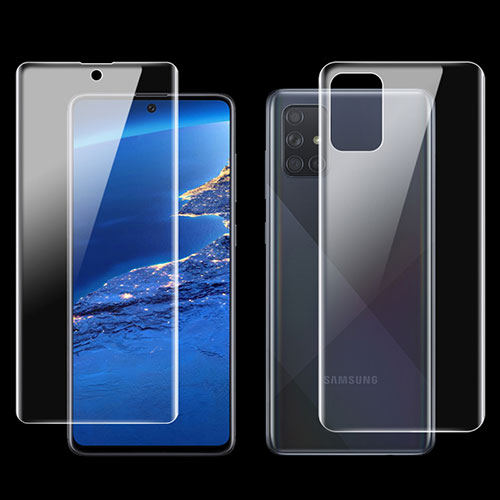 Ultra Clear Screen Protector Front and Back Film for Samsung Galaxy A71 5G Clear