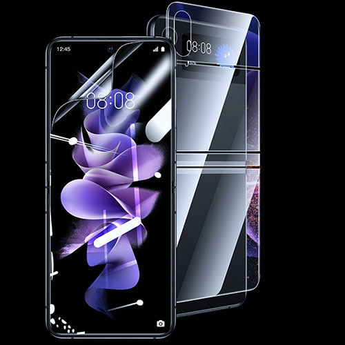 Ultra Clear Screen Protector Front and Back Film S03 for Samsung Galaxy Z Flip4 5G Clear