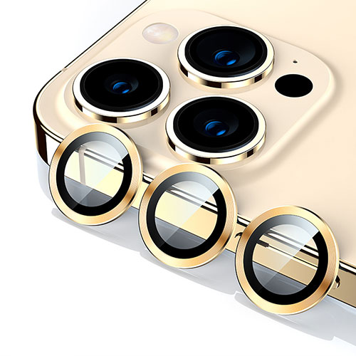 Ultra Clear Tempered Glass Camera Lens Protector C10 for Apple iPhone 13 Pro Gold