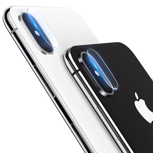 Ultra Clear Tempered Glass Camera Lens Protector for Apple iPhone X Clear