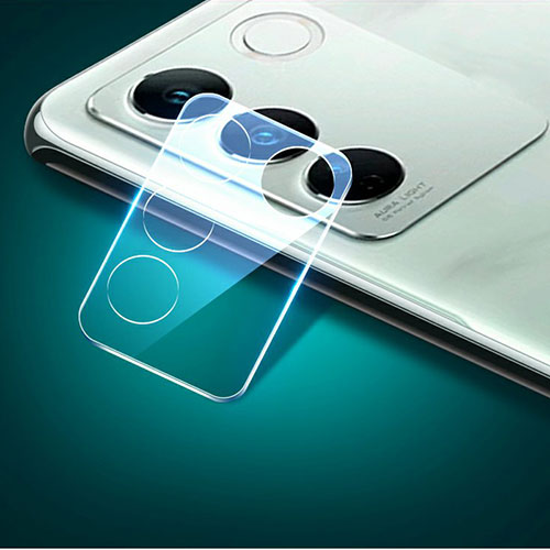 Ultra Clear Tempered Glass Camera Lens Protector for Vivo V27 5G Clear