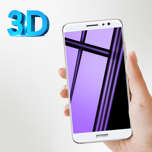 Ultra Clear Tempered Glass Screen Protector Film 3D for Huawei G9 Plus White
