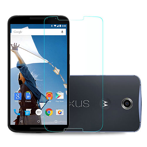 Ultra Clear Tempered Glass Screen Protector Film for Google Nexus 6 Clear