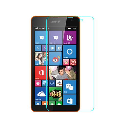 Ultra Clear Tempered Glass Screen Protector Film for Microsoft Lumia 535 Clear