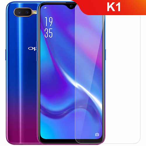 Ultra Clear Tempered Glass Screen Protector Film for Oppo K1 Clear