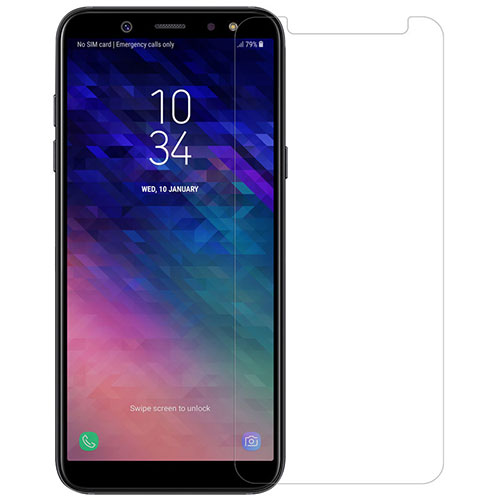 Ultra Clear Tempered Glass Screen Protector Film for Samsung Galaxy A6 (2018) Dual SIM Clear