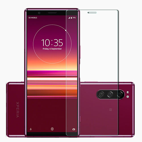 Ultra Clear Tempered Glass Screen Protector Film for Sony Xperia 5 Clear