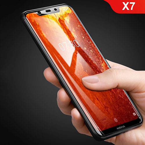 Ultra Clear Tempered Glass Screen Protector Film T01 for Nokia X7 Clear