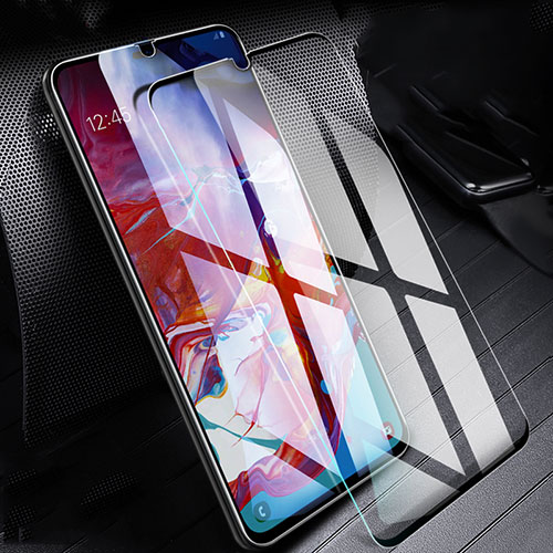 Ultra Clear Tempered Glass Screen Protector Film T01 for Samsung Galaxy A70 Clear