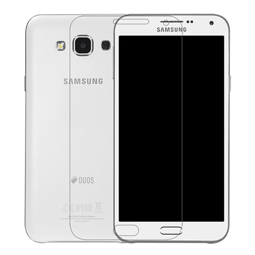 Ultra Clear Tempered Glass Screen Protector Film T01 for Samsung Galaxy E7 SM-E700 E7000 Clear