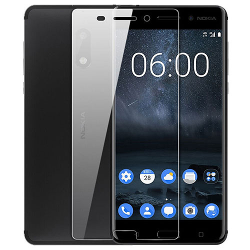 Ultra Clear Tempered Glass Screen Protector Film T02 for Nokia 6 Clear