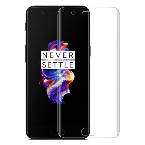 Ultra Clear Tempered Glass Screen Protector Film T02 for OnePlus 5 Clear