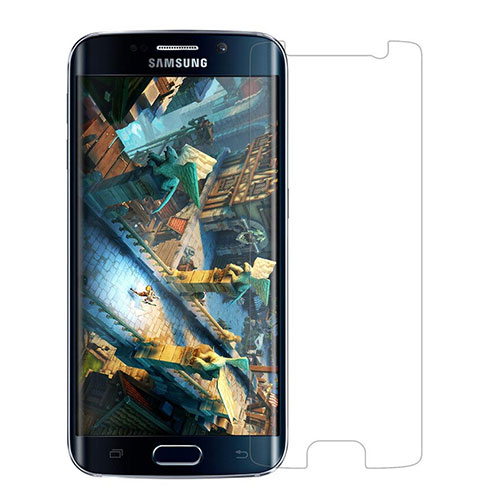 Ultra Clear Tempered Glass Screen Protector Film T03 for Samsung Galaxy S6 Edge SM-G925 Clear