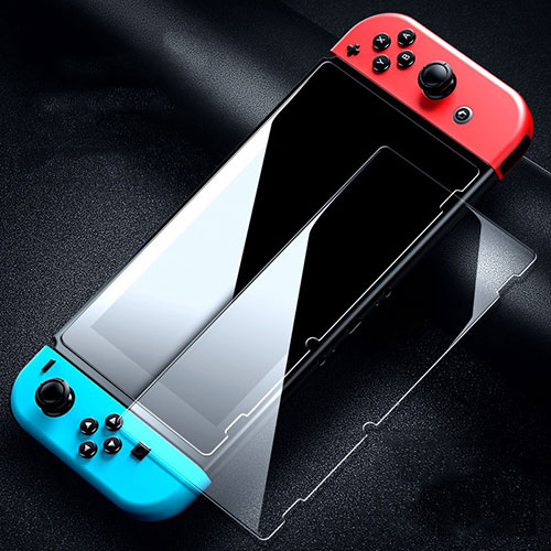 Ultra Clear Tempered Glass Screen Protector Film T06 for Nintendo Switch Clear