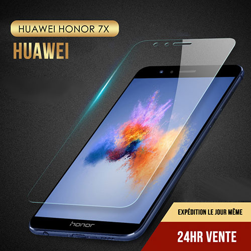 Ultra Clear Tempered Glass Screen Protector Film T08 for Huawei Honor 7X Clear