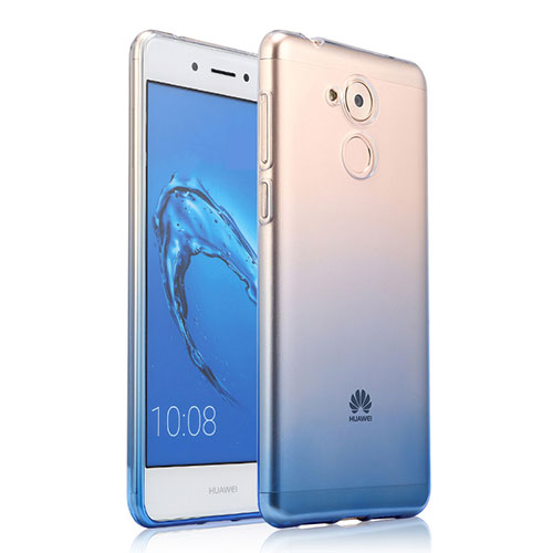 Ultra Slim Transparent Gel Gradient Soft Case for Huawei Nova Smart Blue