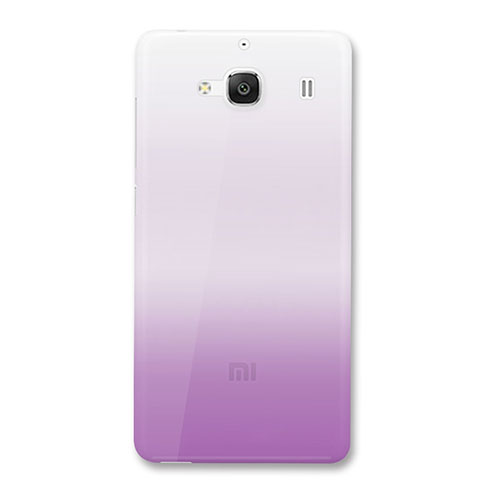 Ultra Slim Transparent Gel Gradient Soft Case for Xiaomi Redmi 2A Pink