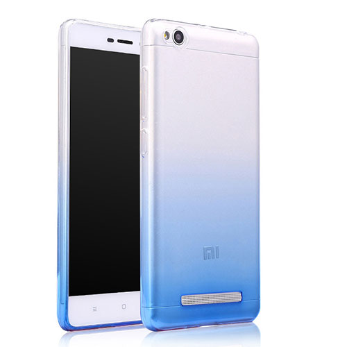 Ultra Slim Transparent Gel Gradient Soft Case for Xiaomi Redmi 4A Blue