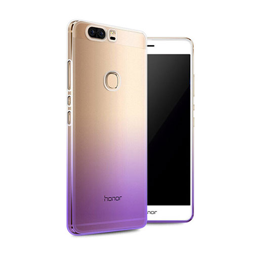 Ultra Slim Transparent Gradient Soft Case for Huawei Honor V8 Purple