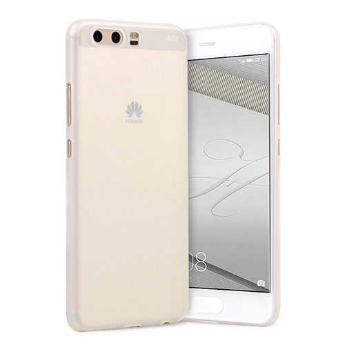 Ultra Slim Transparent Plastic Cover T01 for Huawei P10 White